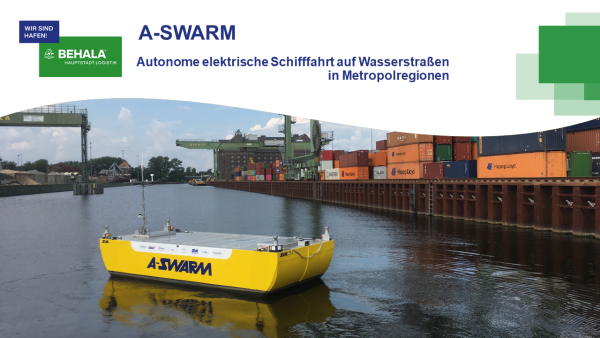 A-SWARM: Autonome elektrische Schifffahrt auf Wasserstraßen