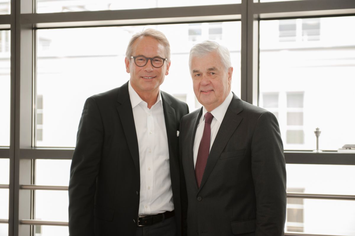 DVF-Präsident Dr. Ulrich Nußbaum, Senator Frank Horch. Foto: Erika Borbely-Hansen